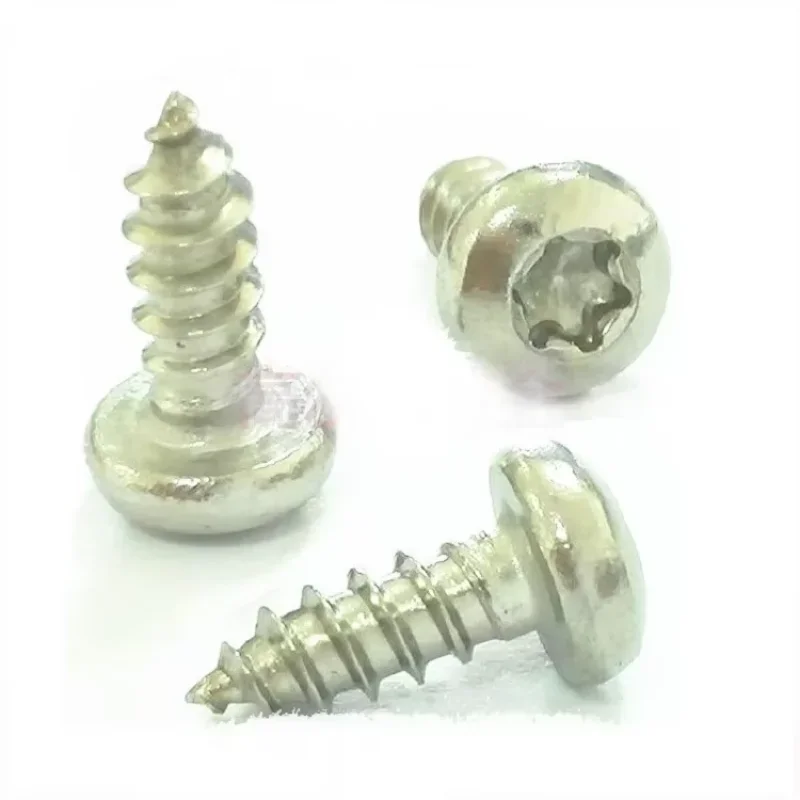 

HMPwkbTl M2.9x6.5mm-25mm stainless steel round head hexgonal flat six stars plum self-tapping screws