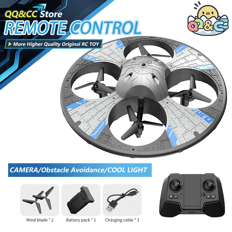 Rc Drone Mini Drones with Camera Foam Ufo Plane Helicopter Fpv Wifi Quadcopter Obstacle Avoidance Aircraft Children Toys for Boy