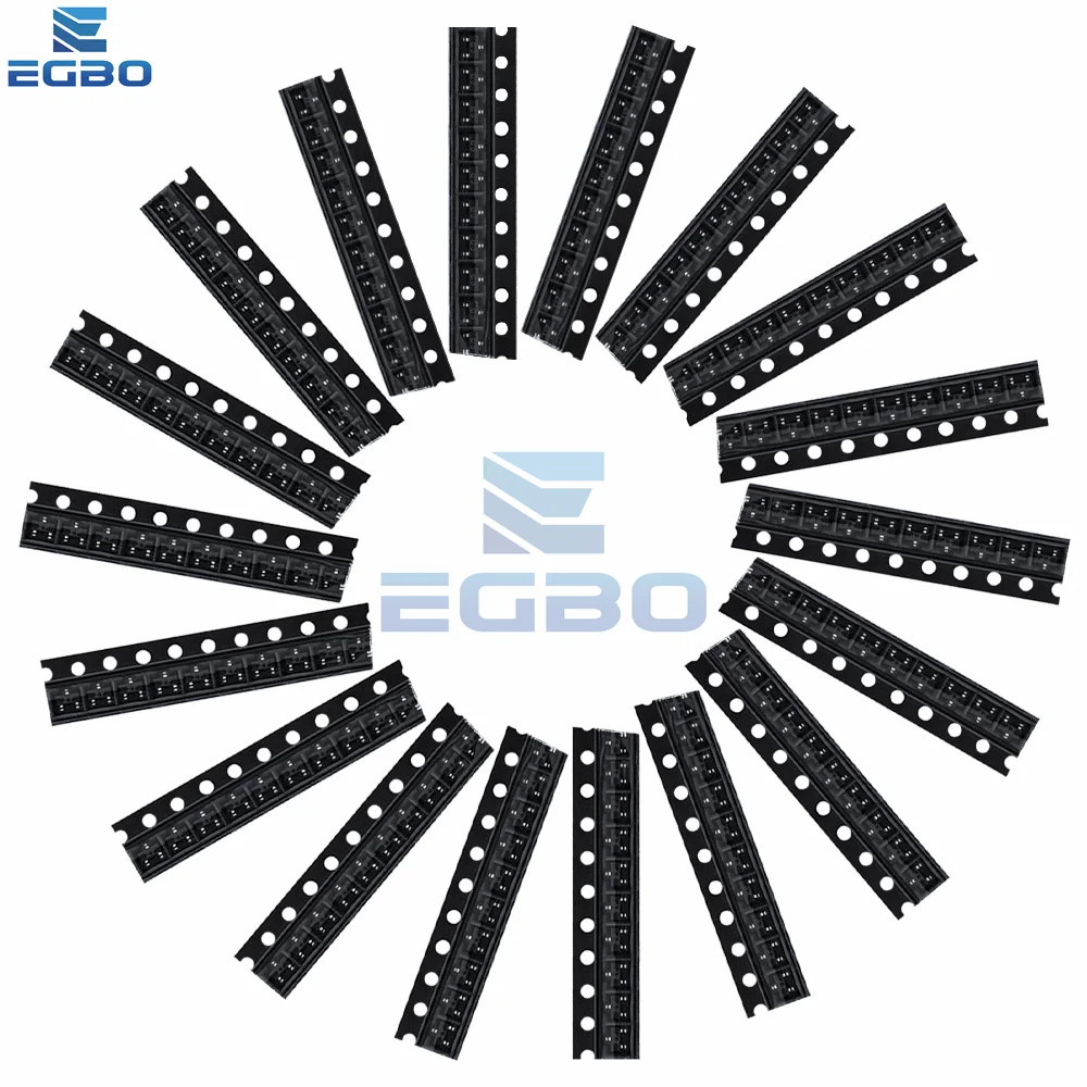 18 أنواع X10pcs = 180 قطعة SOT-23 SMD طقم الترانزستور S9013 S9014 S9015 S9018 MMBT3904 MMBT3906 SS8050 SS8550 2N5551 2SC1815 إجمالي