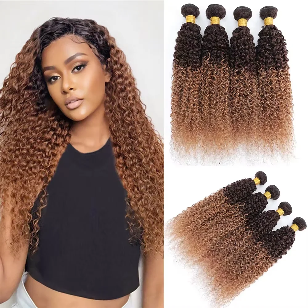 12A Kinky Krullend menselijk haarbundels 100% Human Hair Extensions Birmese Krullend Haar 1/3/4 Bundels Braziliaanse Virgin Remy Haar