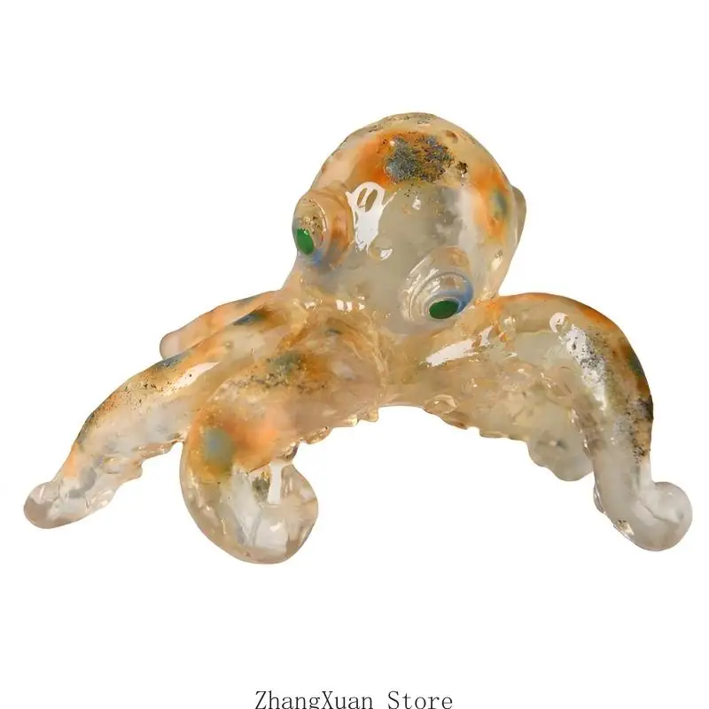 Mundgeblasene Glas-Kraken-Statue, Figur, Ornament, Meerestier-Skulptur, Ornament 3 x – Detail 5