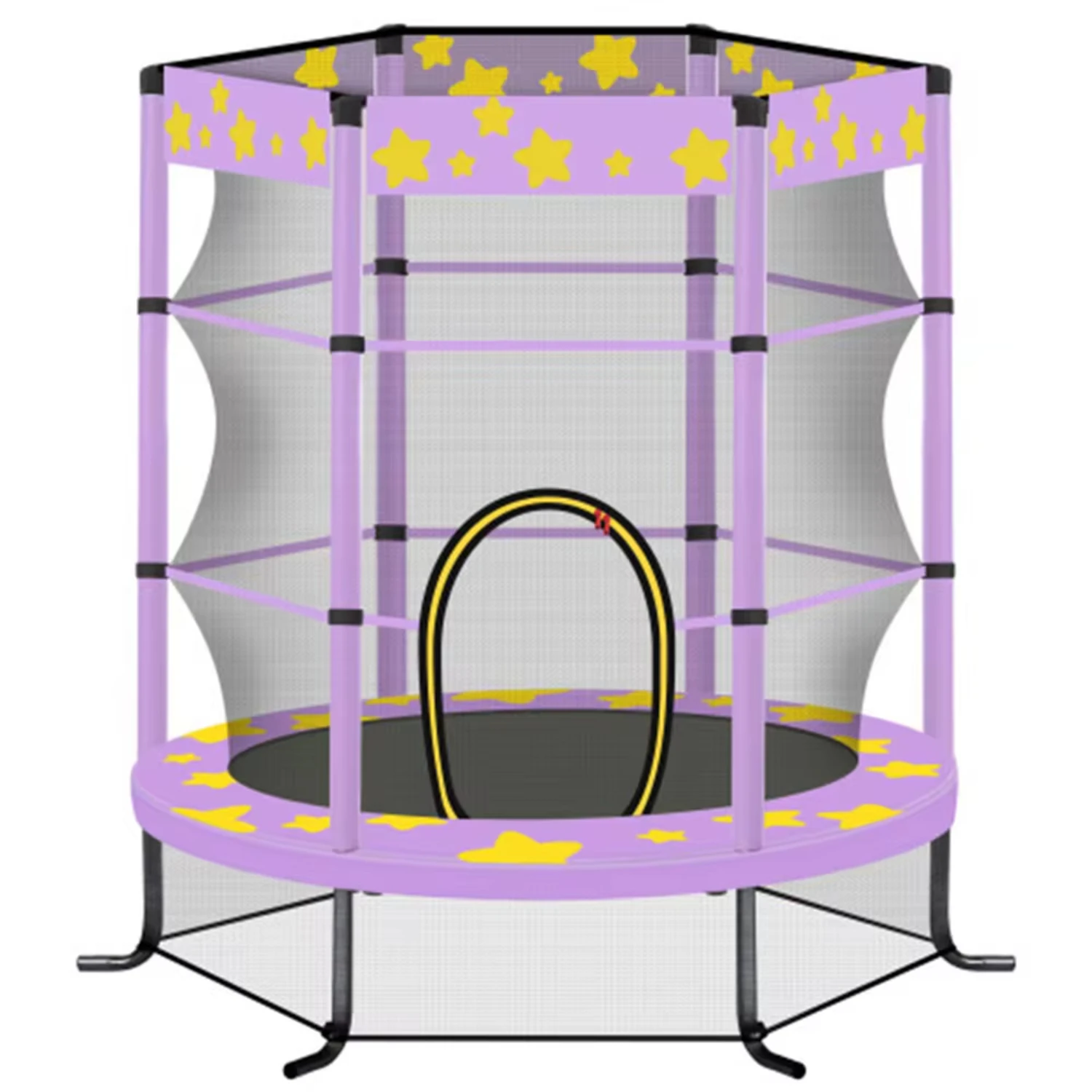 55 Inch Trampoline with Safety Enclosure Net Outdoor Fitness Trampoline  Indoor Park Ab roller Excercise equipment Ab stimulator