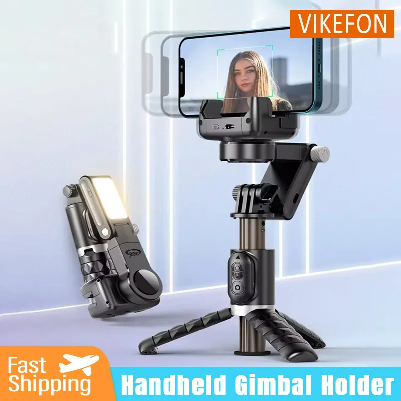 Gimbal Stabilizer 360° Rotation Selfie Stick Following Shooting Phone Tripod Gimbal For iPhone 16 15 Smartphone Live Photography