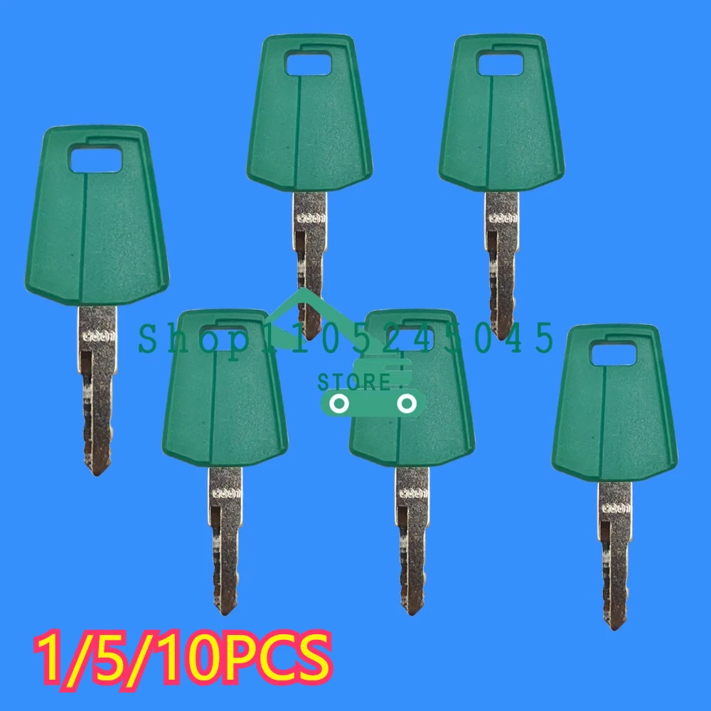 1/5/10PCS Ignition Starter Keys for Excavator C001 Key EC55 60 210 290 300 350 480D