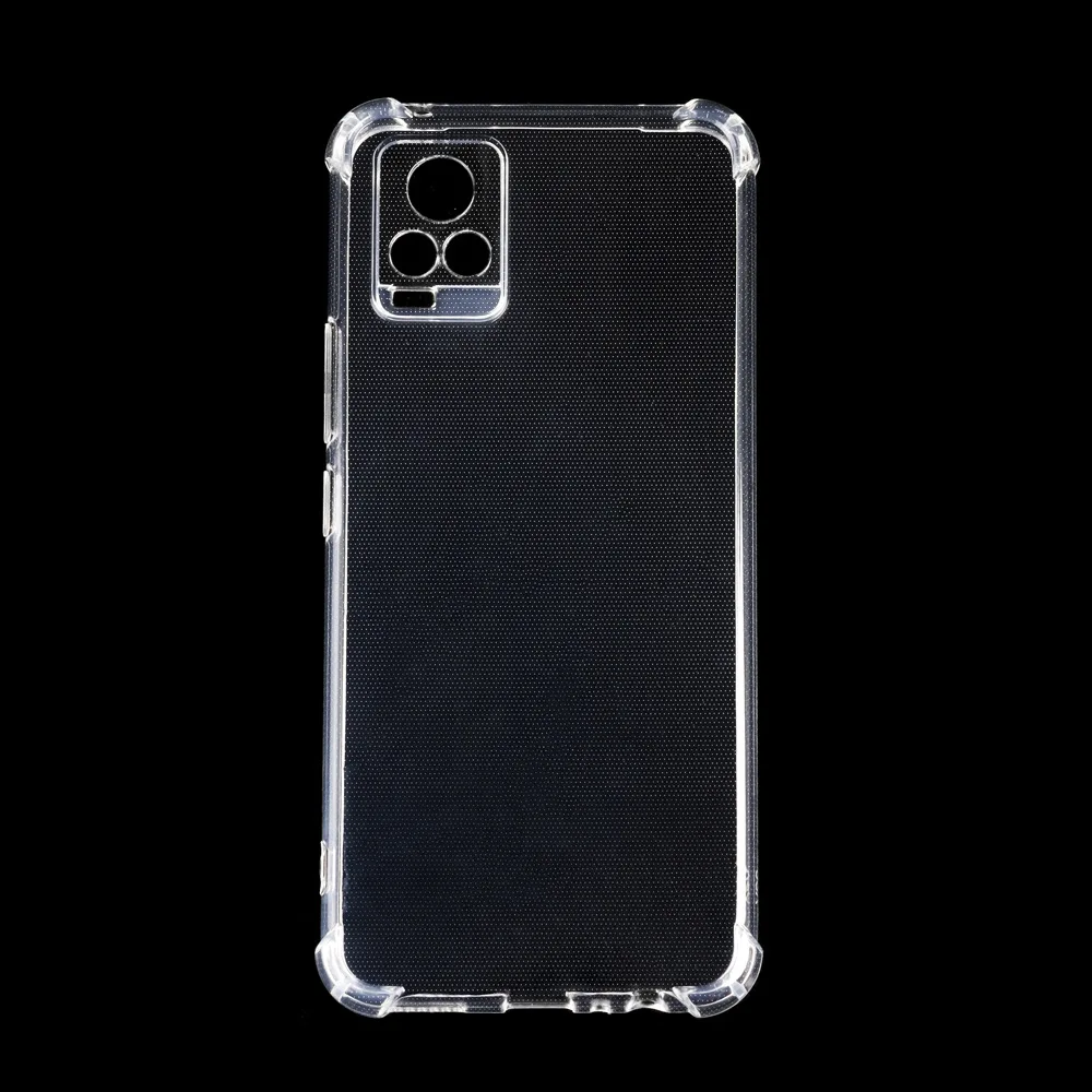 Clear Airbag Cover Case for VIVO V20 V21 Pro SE E 4G 5G Soft Silicone Shockproof Phone Back Fundas V20Pro V20SE V21E Coque Armor