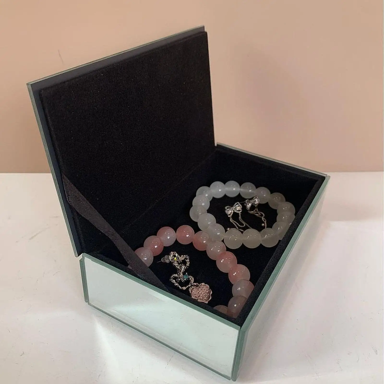 

Шкатулка для ювелирных изделий, органайзер для колец, коробка на память для женщин, контейнер для хранения