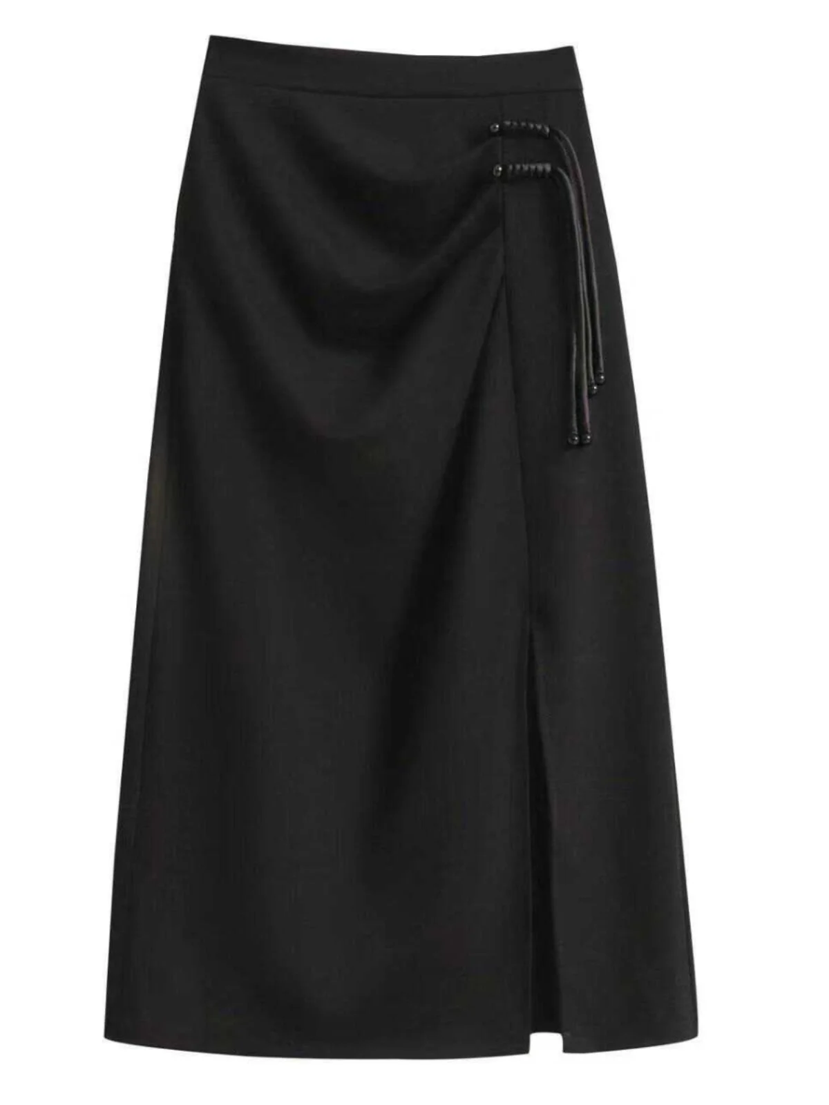 plus Size Women's High Waist Elastic Summer New Chinese Style National Trend Half Skirt Belly Covering Slimming Wrap Skirt view 4