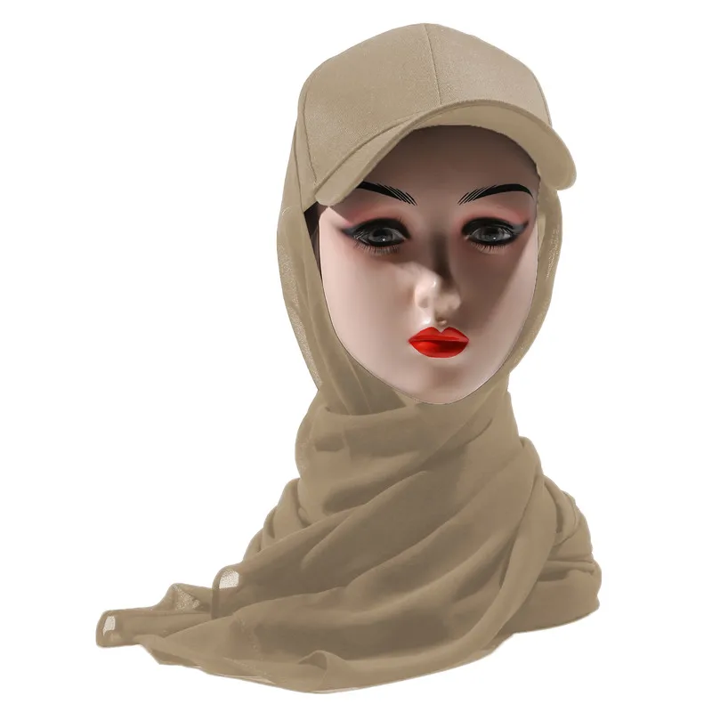 Baseball Hat Cap Hijab Shawl Instant Hijab Bandana Abaya Turban For Women New Ready To Wear