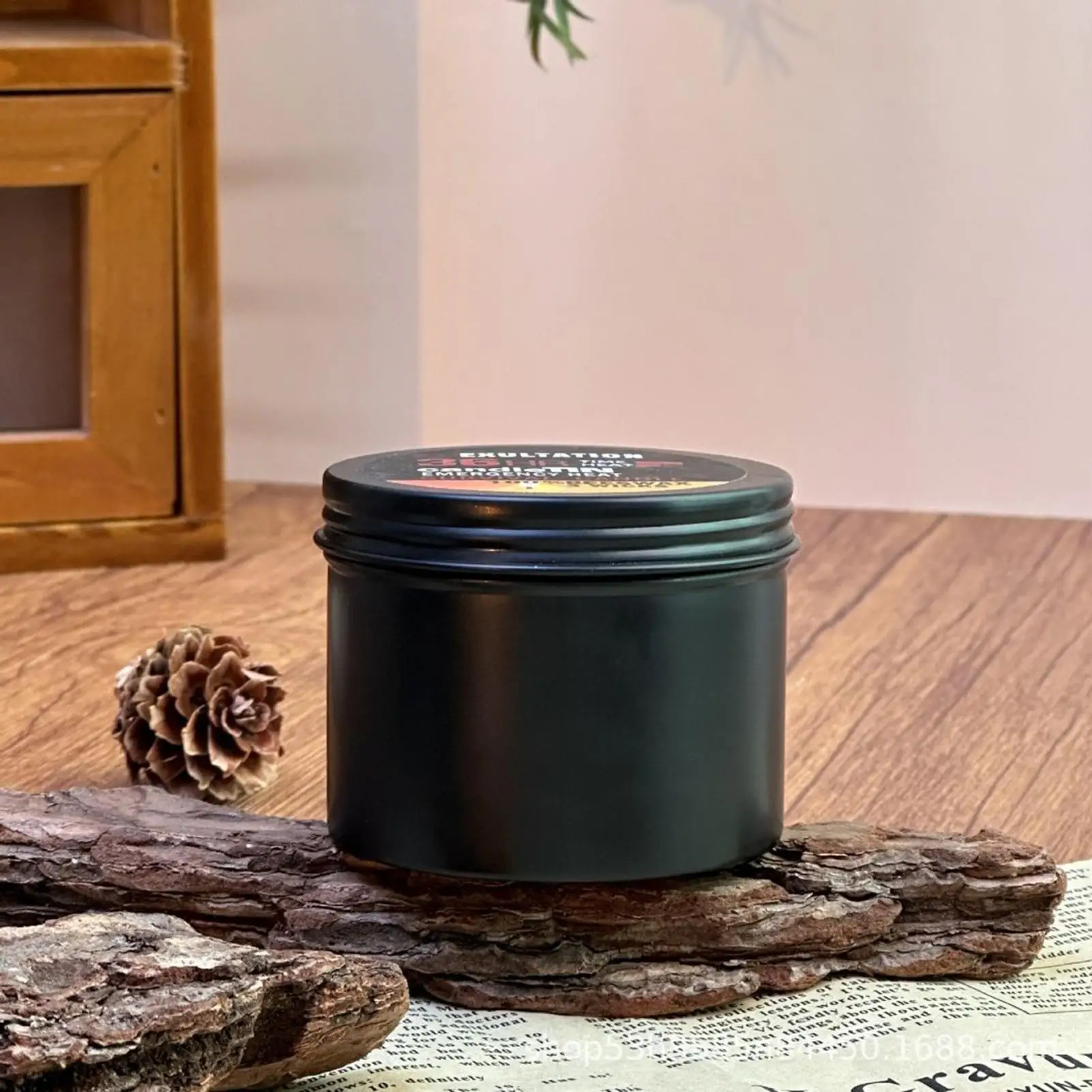 Survival Candles Tea Light Candles with Jar 36 Hours Long Burning 3-Wick Safety lighting  Source Gear for Preparedness Outdoor ﻿
