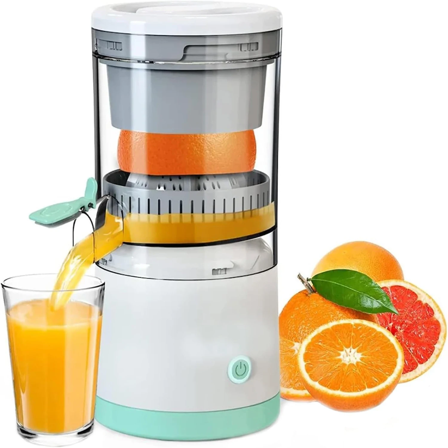 Portable Electric Juicer Orange Juice Squeezer Citrus Lemon Fruit Blender Machines USB Charging Automatic Fresh Squeezing Mixer