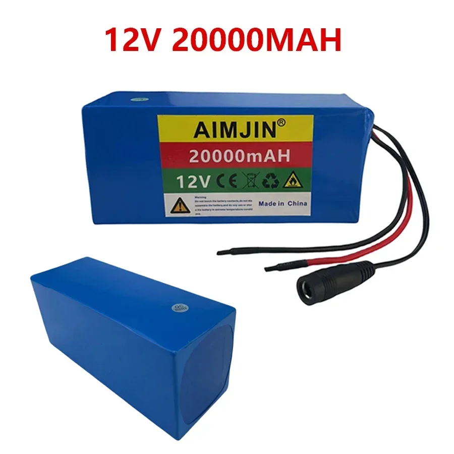 100% true capacity 3s8p 18650 battery pack 12v 20000MAH 18650 lithium battery+protection board suitable for inverter miner's lam