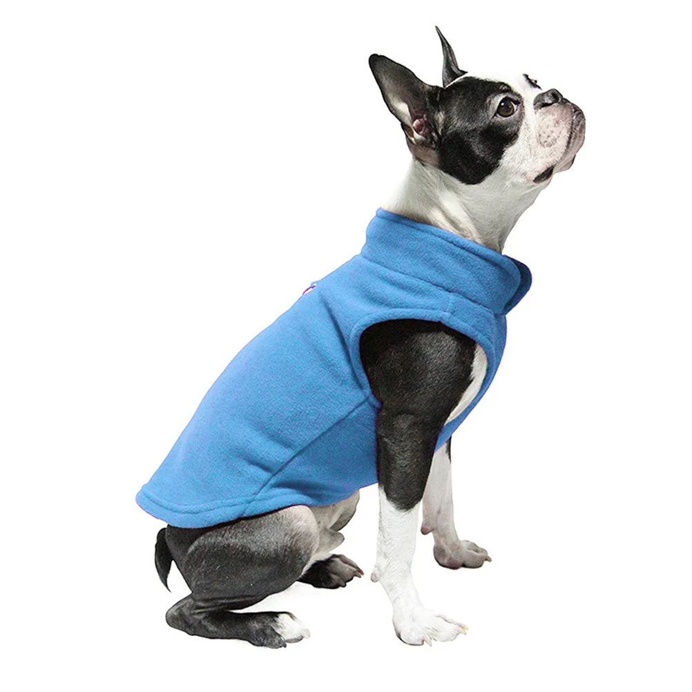 

Warm Pet Dog Vest Winter Cotton Padded Coat Size S Blue Small Large Dogs Windproof Puppy Coat Vest Breathable Comfortable