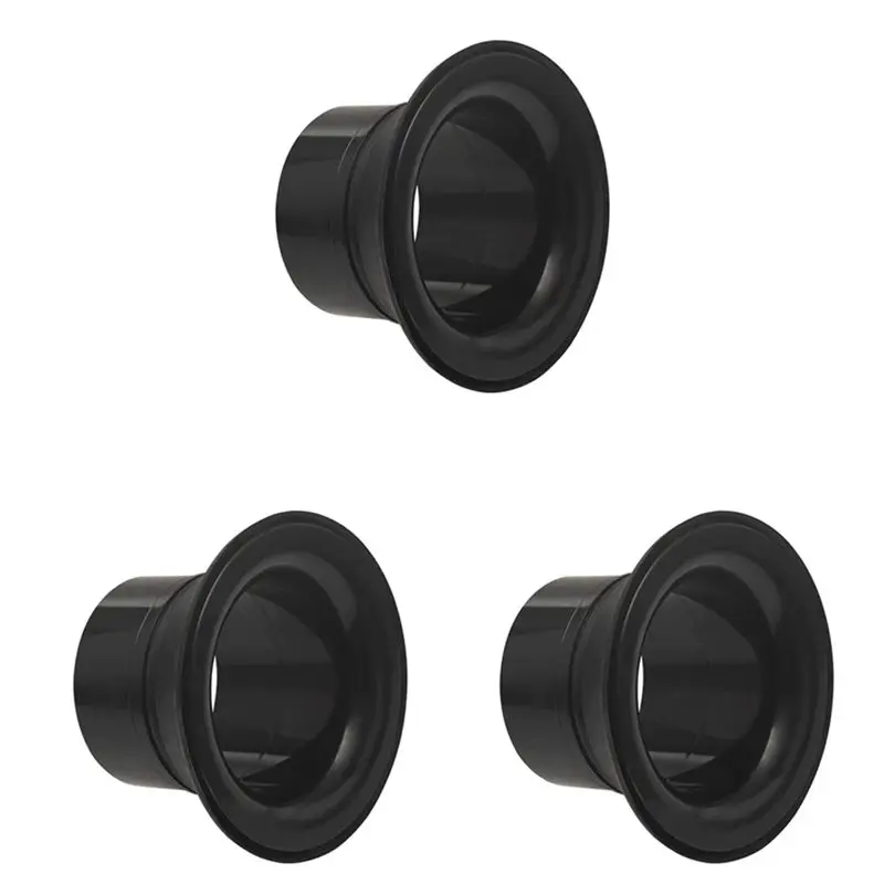 

B93B-3X Усилитель басового барабана ABS-резиновый усилитель басового барабана с черной защитой отверстия для порта, головка барабана с отверстием для микрофона, черный