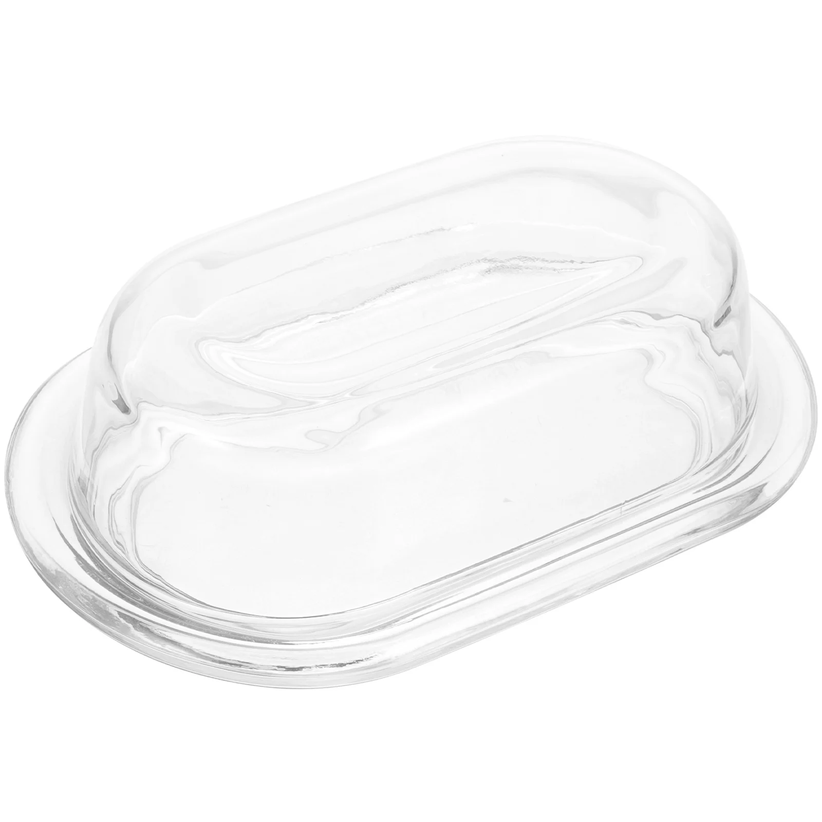 

Large Transparent Butter Dish with Lid Premium Butter Storage Container for Cheese and Cream Keep Fresh At Home Or Restaurant