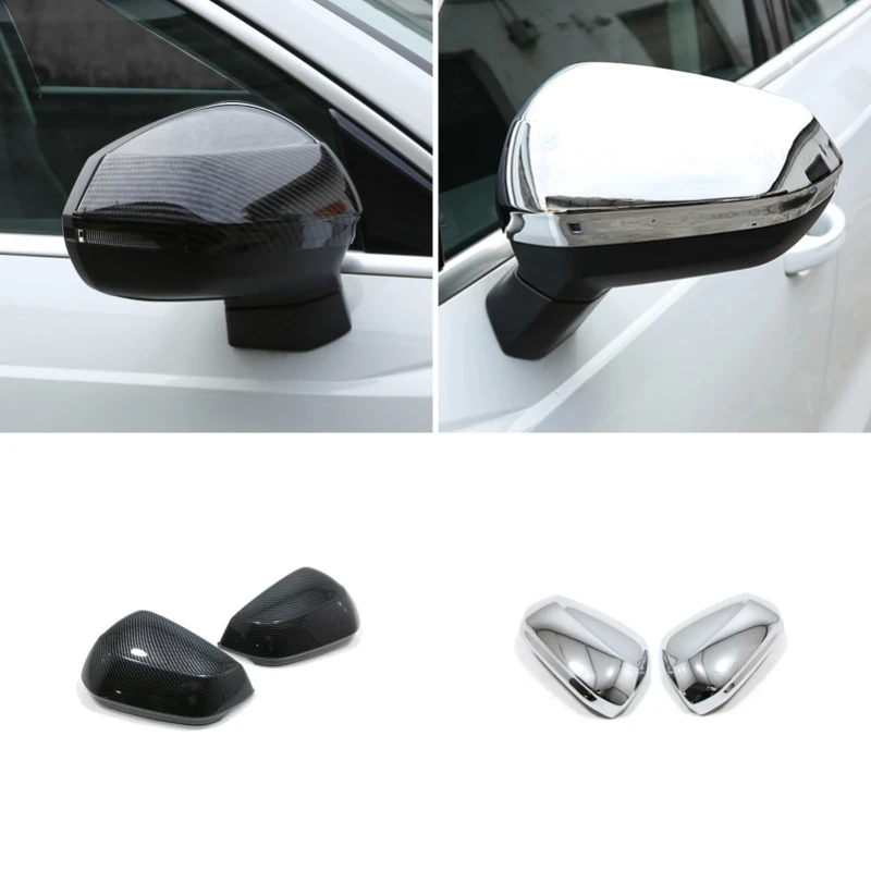 For Audi Q3 Q2 2019-2023 Exterior Accessories Side Door Rearview Turning Mirror Cover Rear View Mirror Protective Cover Trim