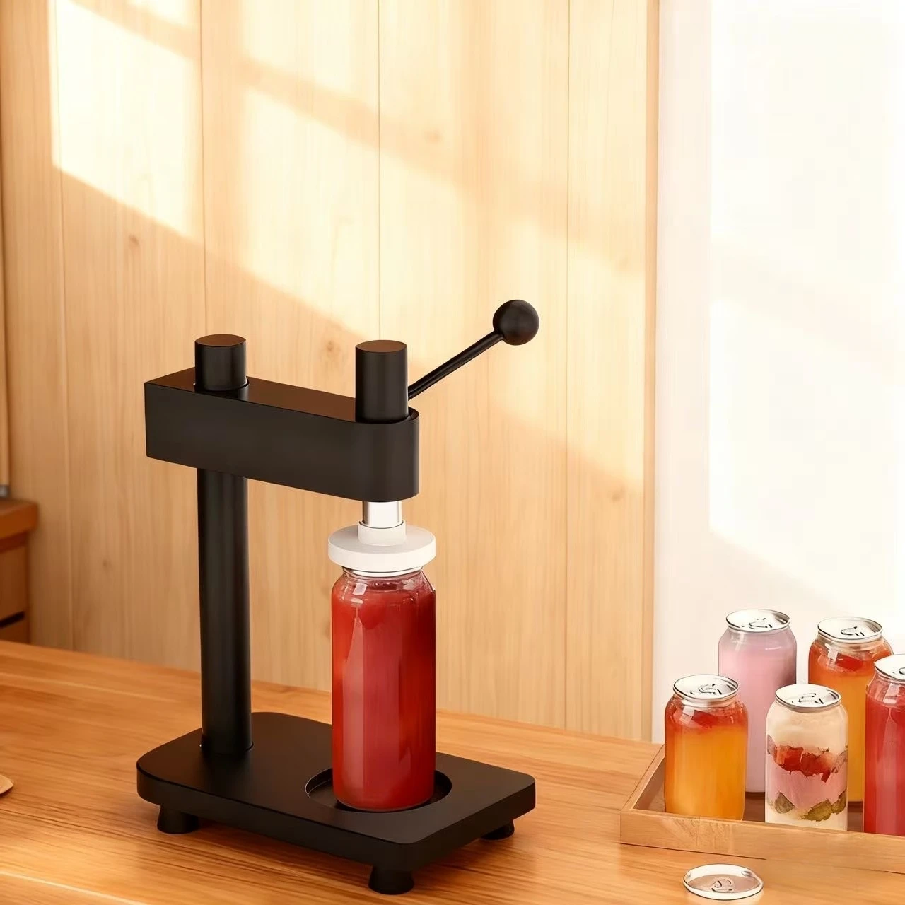 Sealing Machine Manual Operation Efficient Environmentally Friendly and Convenient Suitable for Home Use Outdoor Can Seamer