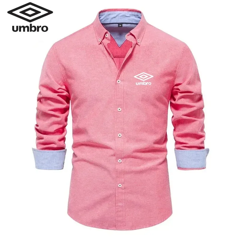 New Spring and Autumn Cotton Social Shirt Men Solid Color High Quality Long Sleeve Shirt for Men Lapel Casual Social Men's Shirt