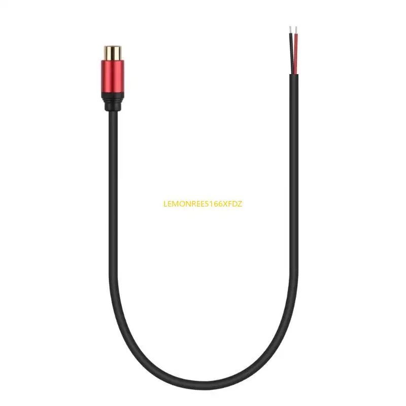 Y1AE Auditory Connection Cable Auditory Female To Bare Wire Open End Pigtail Wire for Connecting Speakers Amplifiers Receivers