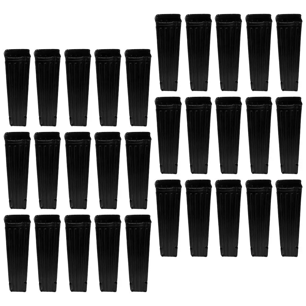 

60 Pcs Seedling Bag Growing Cup 10x30cm Black Plastic Garden Pots Starter Pots for Planting Trees Vegetables Fruits Flowers Tree