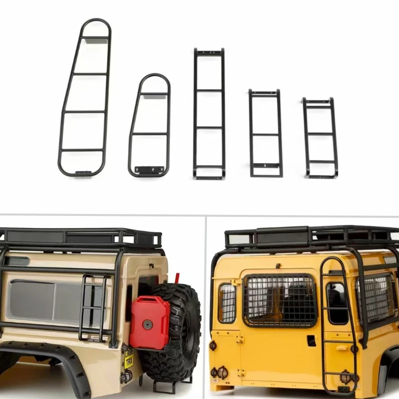 

Simulation Model Car Tail Side Ladder Decoration for 1/8 1/10 RC Crawler TRX4 Defender AXIAL SCX10 RC4WD D90 TRX6 MK07 Tank 300