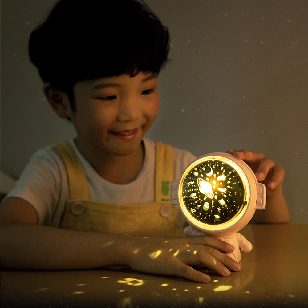 Galaxy Projector Starry Sky Rotating LED Night Light Planetarium Children Bedroom Star Night Lights Moon Light Kids Gift Lamp