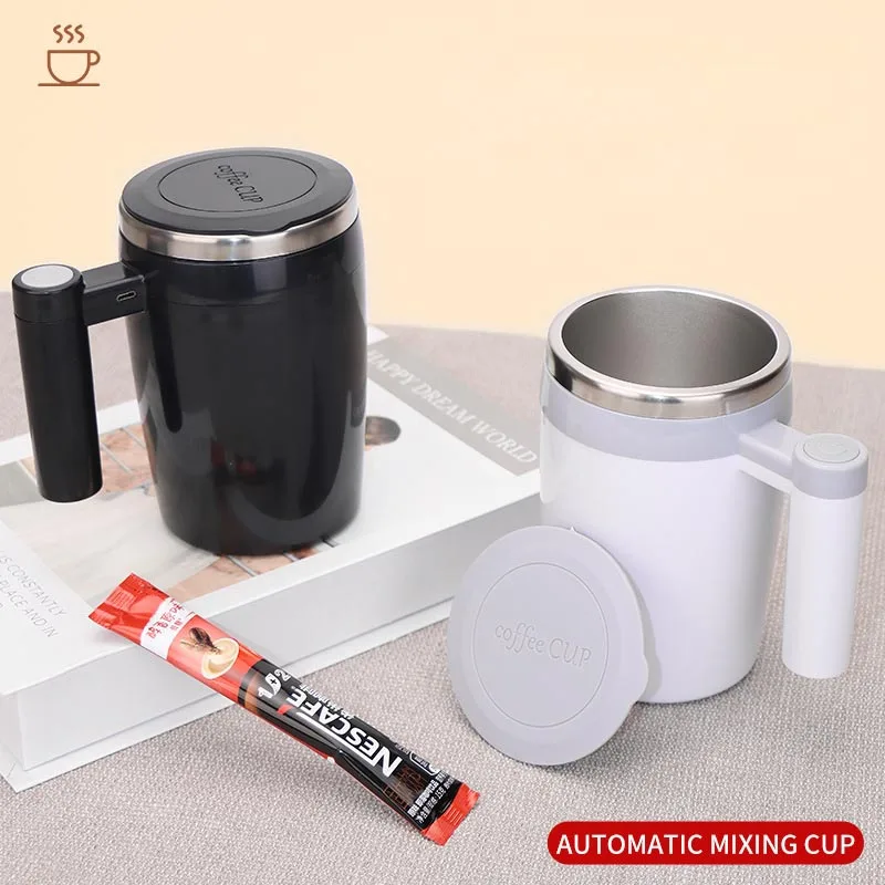 

Self Stirring Mug Coffee Cup Rechargeable Automatic Magnetic Stirring Coffee Mug Auto Self Mixing Stainless Steel Cup For Coffee