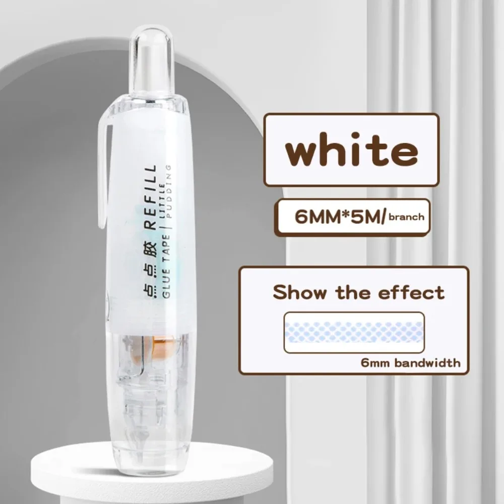 على الوجهين لاصق الصحافة بقعة الغراء القلم سعة كبيرة استبدال الأساسية تصحيح الشريط شريط لاصق القرطاسية اللزوجة العالية #4