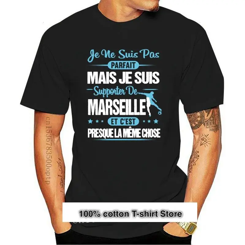 Camiseta De marseille-je Ne Suis Pas Parfait Mais, camiseta De manga corta, camiseta De Hip-Hop, camiseta divertida 2024 2024