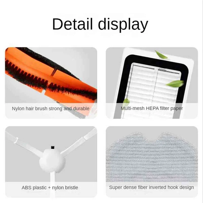 Для Xiaomi Dreame D9 L10PRO робот основная щетка боковая щетка HEPA-фильтр швабра тканевые аксессуары аксессуары для пылесоса