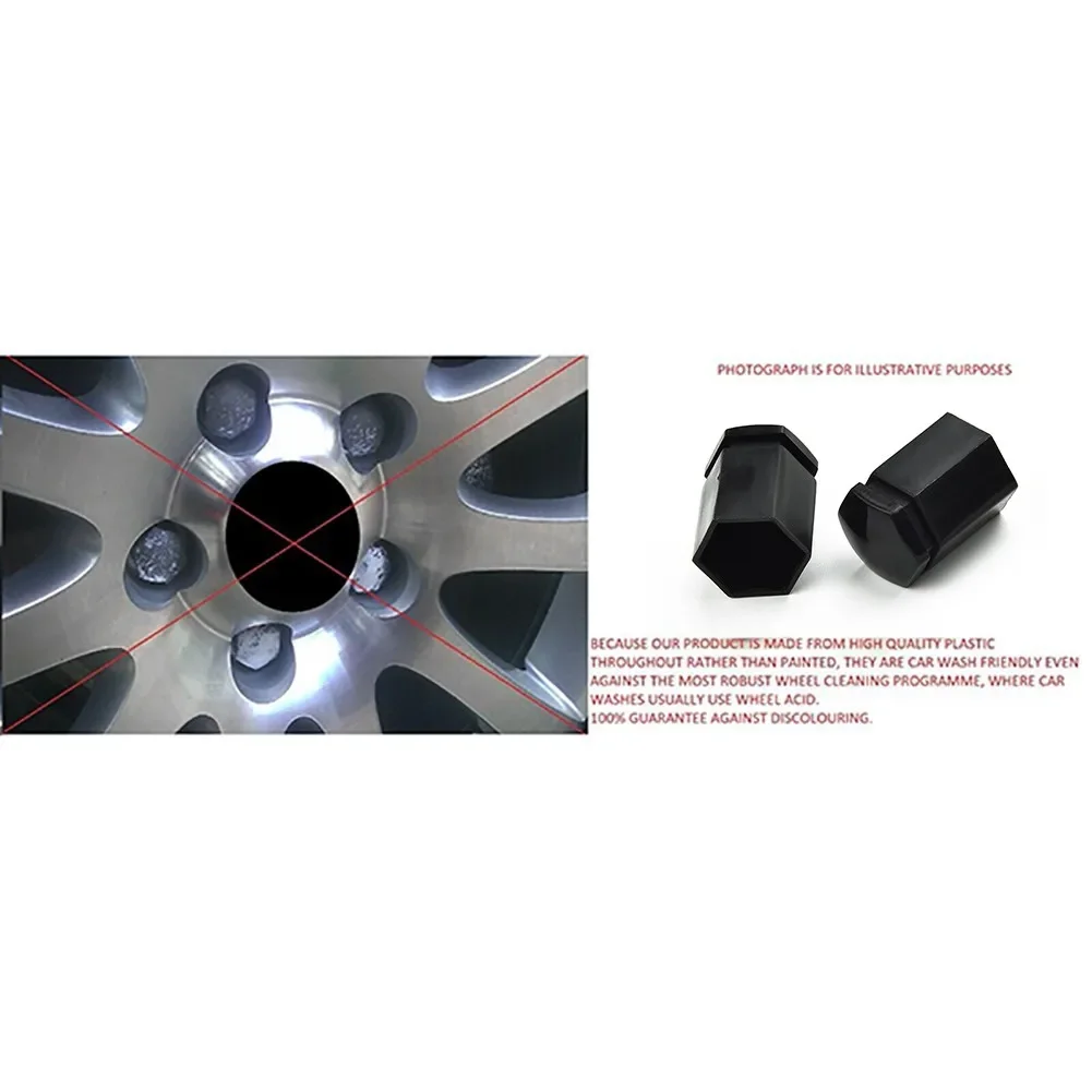 19MM Hex Wheel Nut Covers For Astra Mokka Insignia B Zafira Locking Cap Retaining Clamp Auto Parts