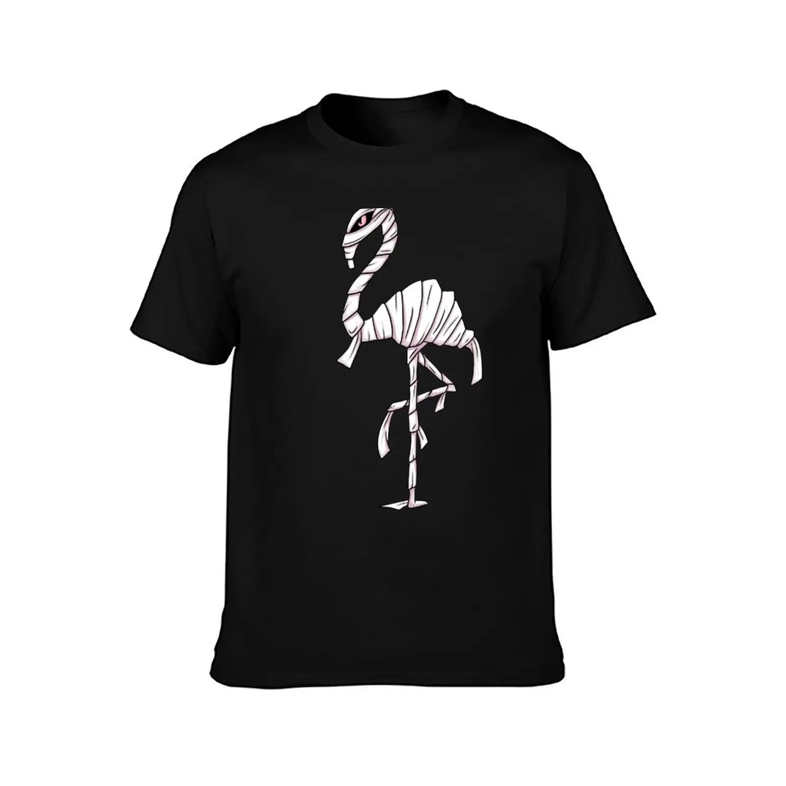 Flamingo Mummy Gothic Halloween T-Shirt graphic tee shirt customs design your own mens t shirts pack