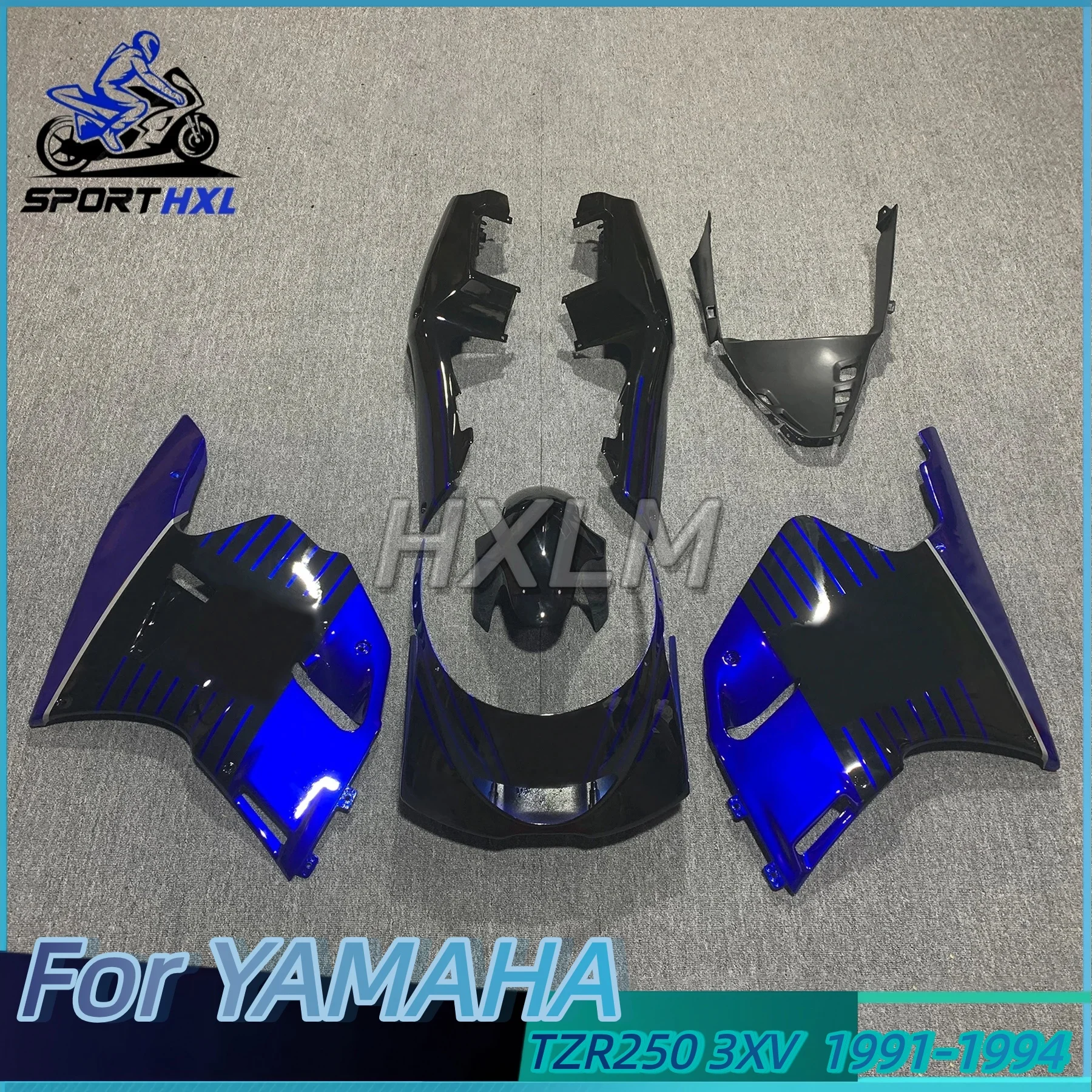 New ABS Motorcycle Fairings Kit Fit For YAMAHA TZR250R 3XV 1991 1992 1993 1994 Blue Black Bodywork Set Can be Custom