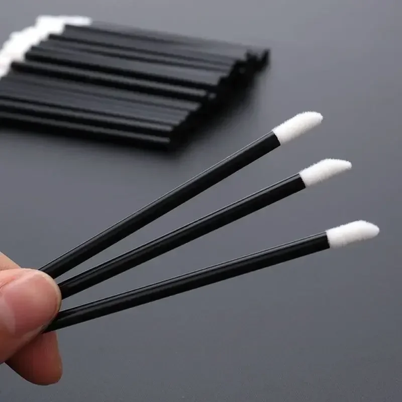 50Pcs 일회용 립 브러쉬 속눈썹 메이크업 마이크로 브러시 래쉬 확장 마스카라 애플리케이터 립스틱 완드 세트 화장품 메이크업 도구