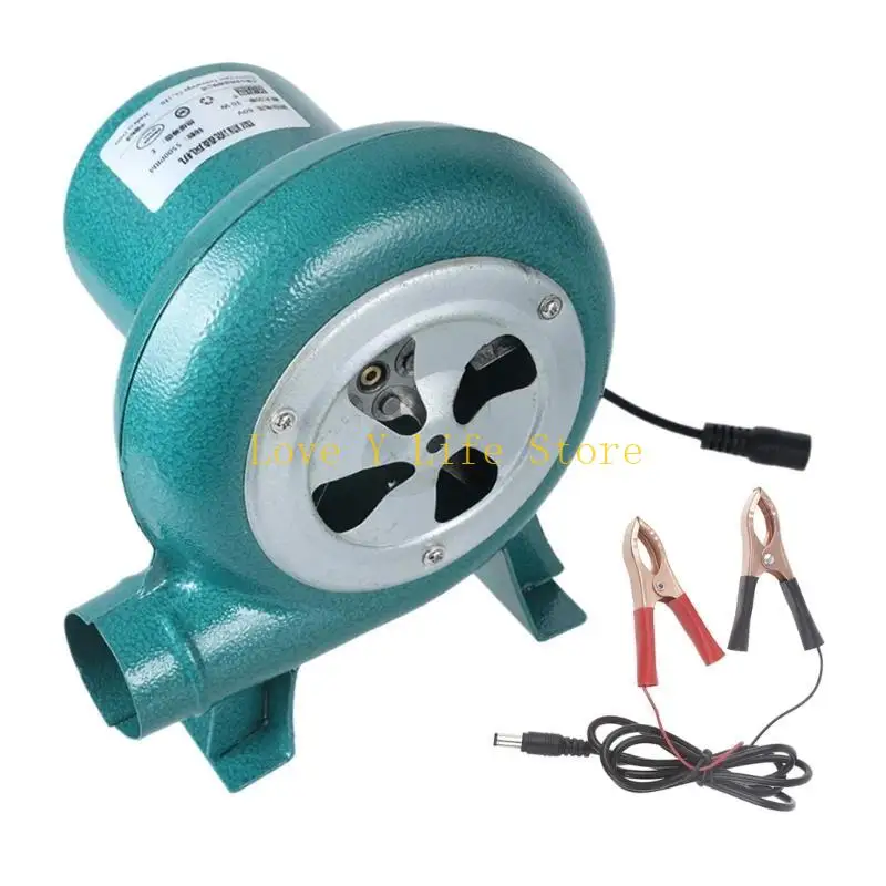 L74C BBQ Ventola da 12V Air Blower per ventilatore per motoslitte per il fuoco da campeggio da barbecue