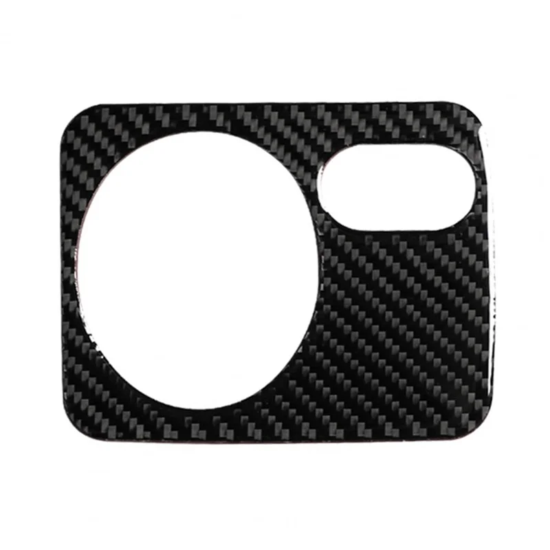 1PCS Car Headlight Switch Control Frame Carbon Fiber Sticker Suitable Left for VW Golf 6 R MK6 Scirocco 09-16