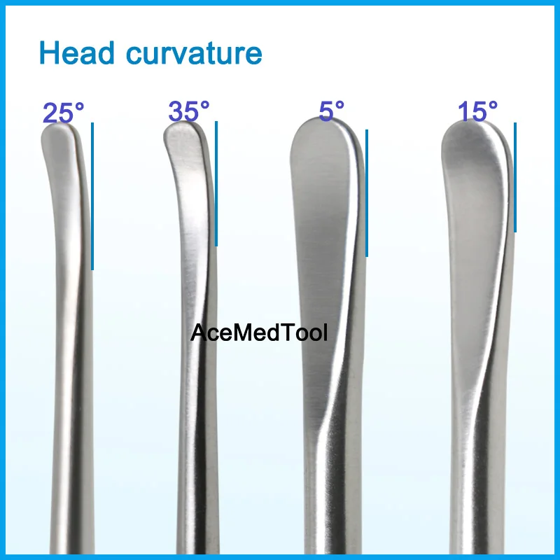 Autoclavable UBE Bone Elevators Spinal Periosteal Stripper Vet Orthopedic Surgery Instrument 3mm/4mm/5.5mm