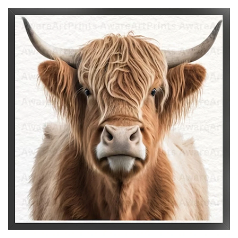 

Animal Cross Stitch Kit DIY 14CT Thread Art Needlework White Fabric Home Decor