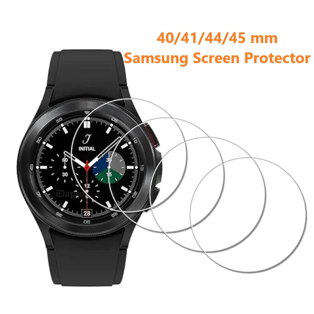 Gehärtetes Gehäuse Glas für Samsung Galaxy Watch 4/5/6/7 44 mm 40 mm 45 mm Displayschutzfolie Galaxy Watch 42 mm 46 mm HD Clear Film 1–5 Stück