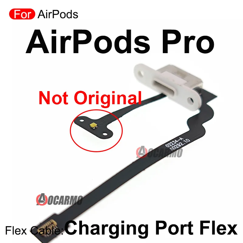 1Pcs Headphone Charging Charger Port Dock Connection Flex Cable For AirPods Pro Pro2 Repair Replacement Parts