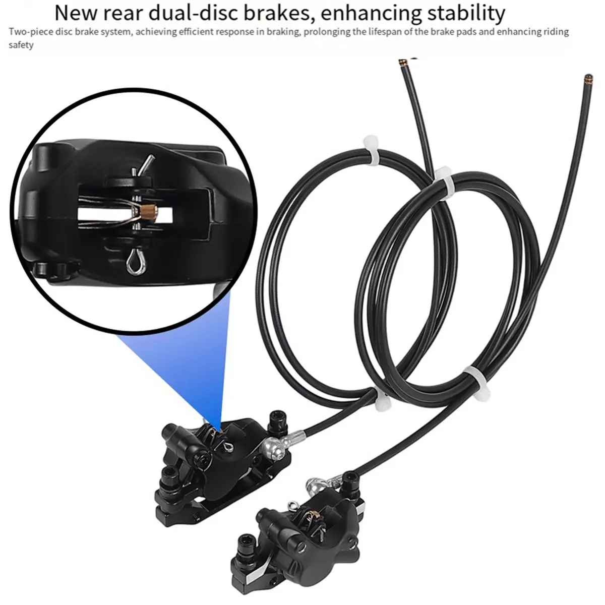 

(X07A) Front Rear Oil Brake for INOKIM OXO Electric Scooter Front Rear Hydraulic Disc Brake Electric Scooter Accessories