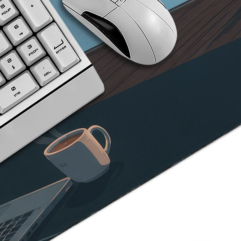 Moonlit Ocean Window Mouse Pad Gamer XL Custom Mousepad XXL keyboard pad Carpet Office Natural Rubber Computer Desktop Mouse Pad