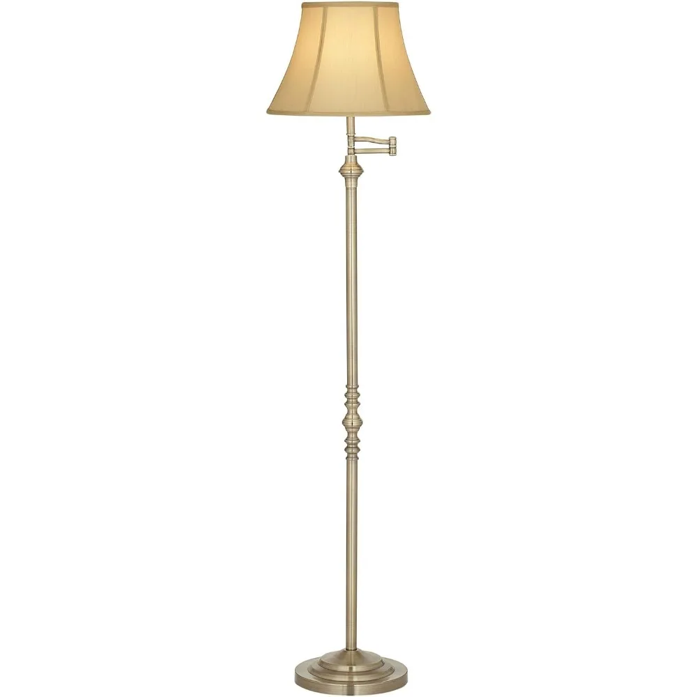 Montebello Traditional Adjustable Swing Arm Floor Lamp Standing 60