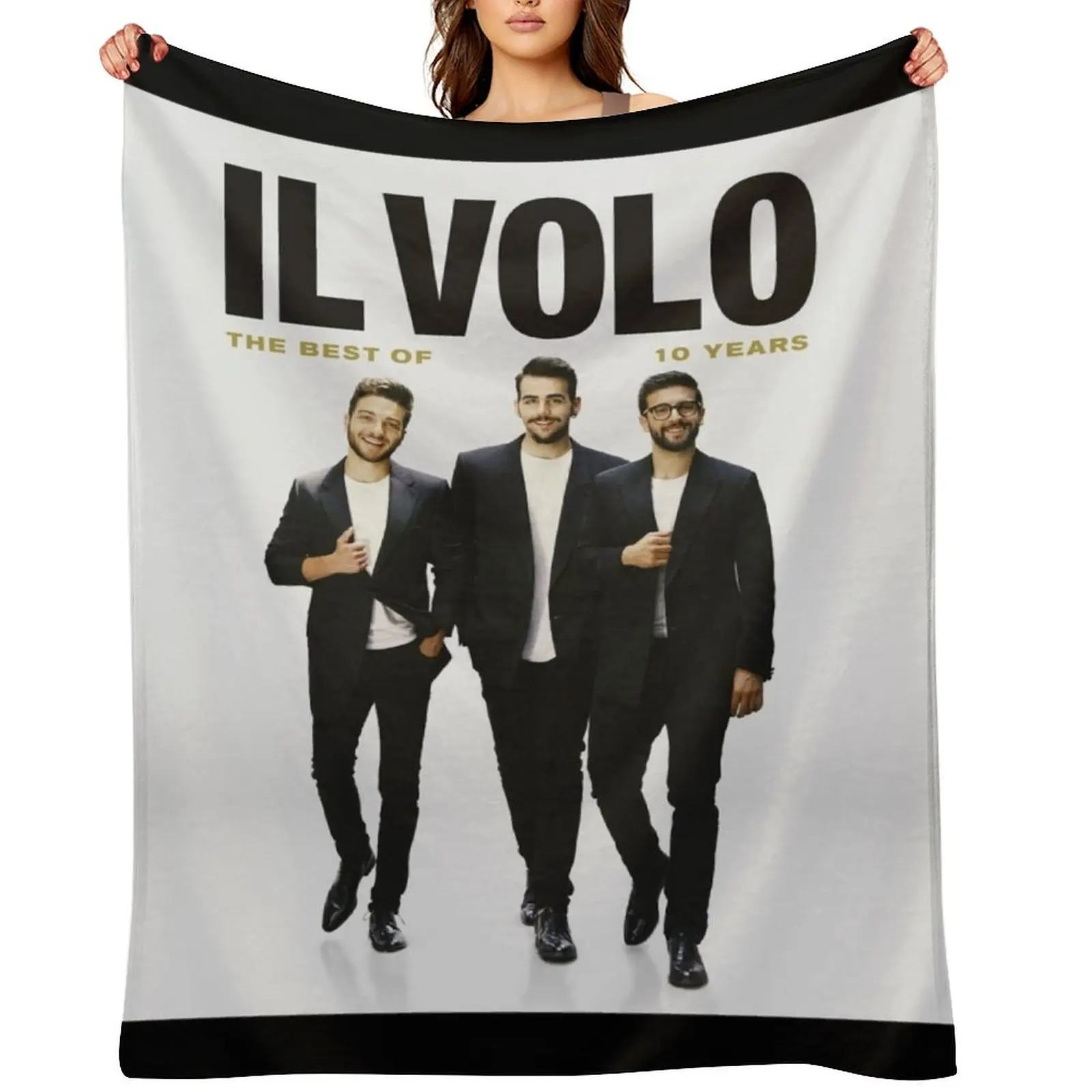 

Il Volo 10 Years The Best Of Throw Blanket Summer Vintage Hairy Blankets