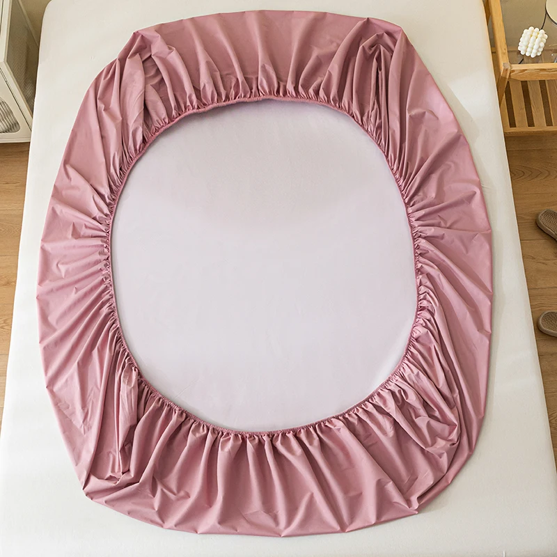 100% Waterproof Mattress Cover Protector Adjustable Non-slip Bed Fitted Sheet With Elastic Band for King Queen 90/140/160/200