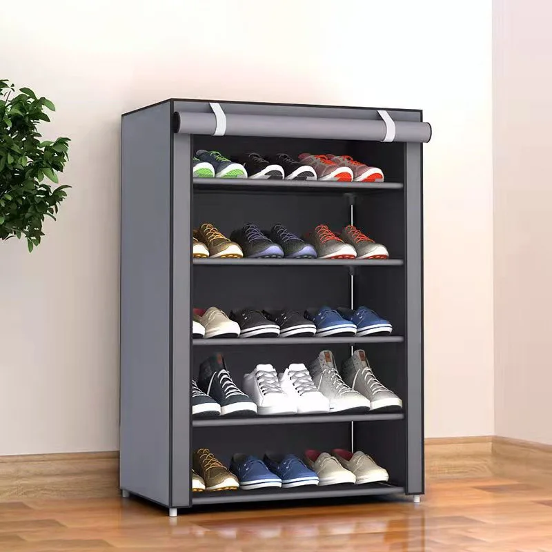 Shoe Rack Organizer Dustproof Shoe Cabinet Multilayer Minimalist Nonwoven Home Furniture Space-saving Cabinets Shoe Shelf