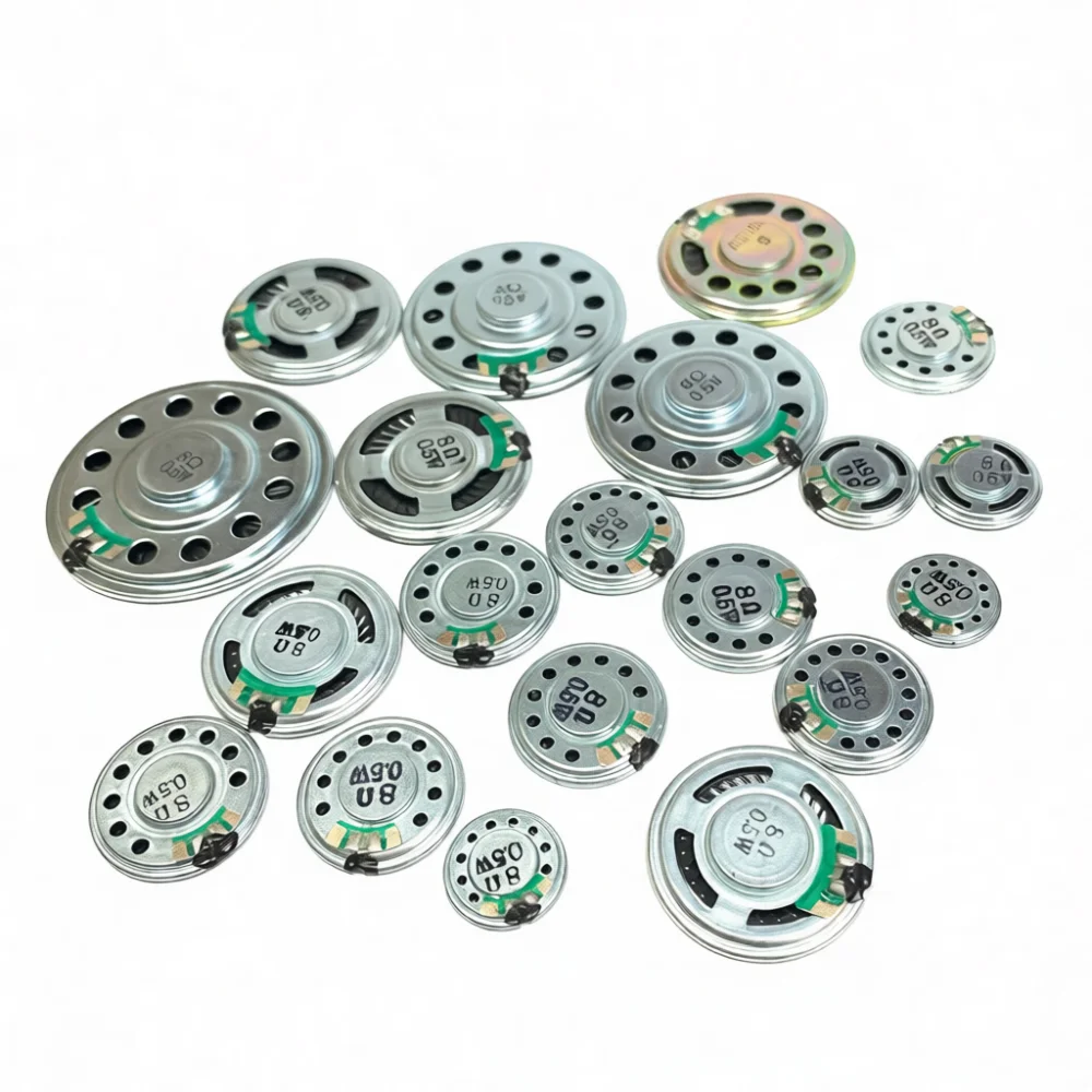 Precision Internal Magnetic Loudspeaker Iron Shell 8 Ohm 0.5W Audio Spare Part For DIY Circuit Projects Repair Maintenance