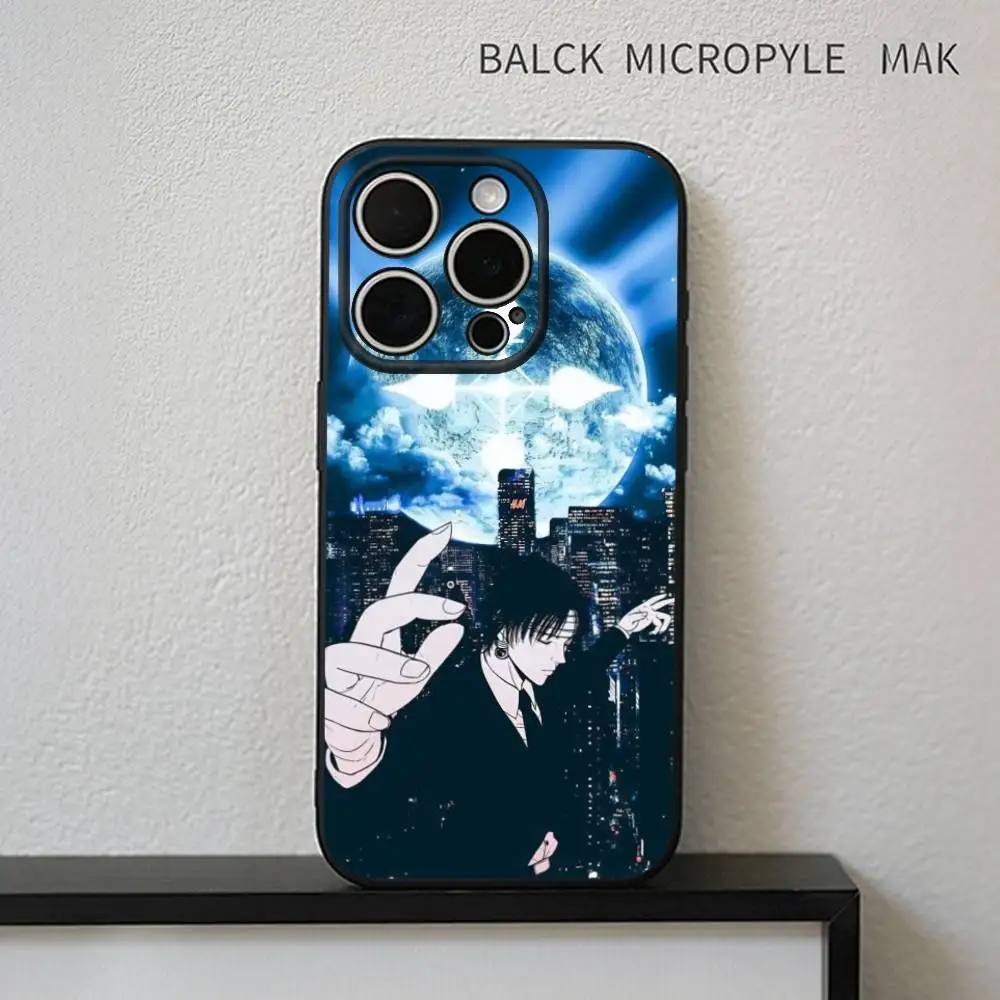 Funda de teléfono Hot Anime HUNTER-HUNTER para iPhone17,16,15,14,13,12,11 Plus,Pro Max, funda negra suave