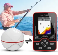 Erchang F13 Wireless Fish Finder 200ft Depth Portable Rechargeable Sonar for Ice/Boat Fishing LCD Display Waterproof Fish Finder