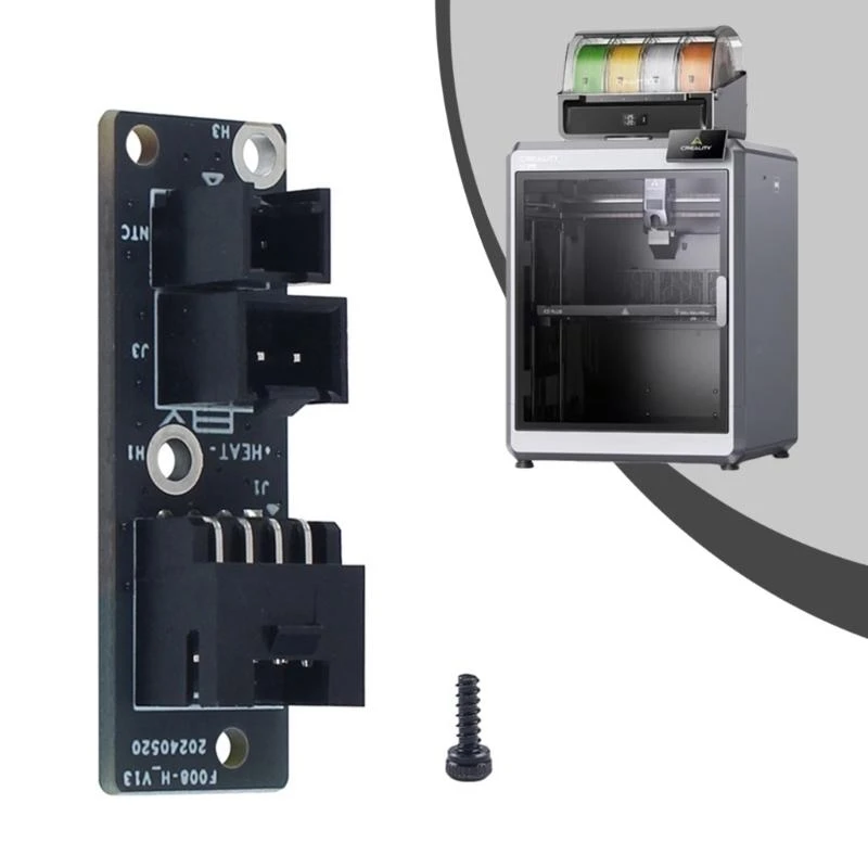 

Printer Adapter Board Heat Resistance Hotend Adapter Board Replacement for 3D Printer Accessories F19E