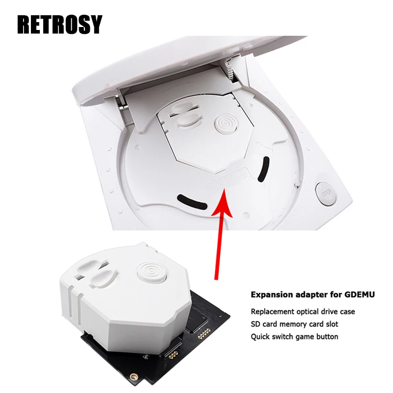 Ultima Version Gdemu SD Card Extender Mount Kit v5.15 Disk Replacement and SD Card Games for SEGA Dreamcast Plus 4GB SanDisk